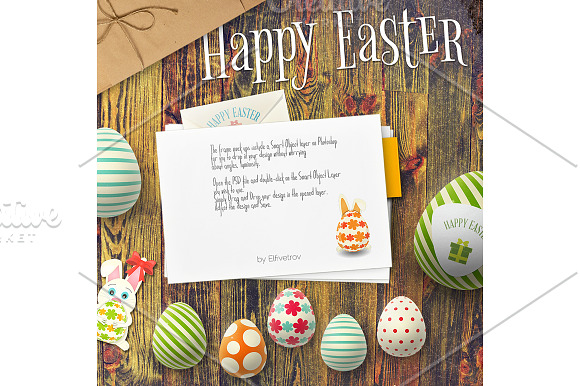 Easter Cards Mockup in Print Mockups - product preview 4