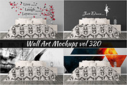 Wall Mockup - Sticker Mockup Vol 320