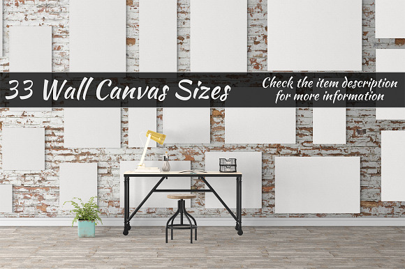 Canvas Mockups Vol 322 in Print Mockups - product preview 1