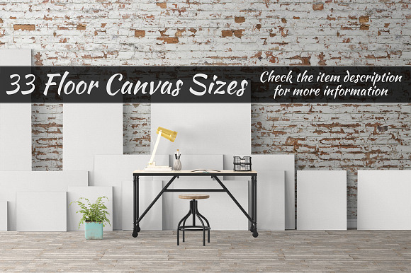 Canvas Mockups Vol 322 in Print Mockups - product preview 2