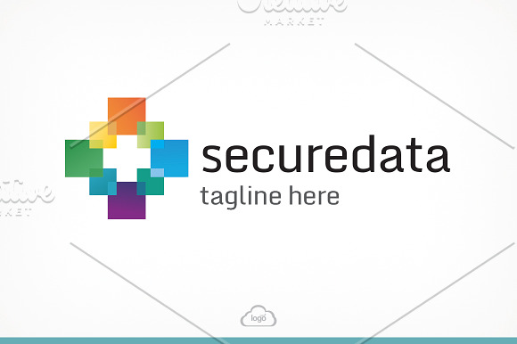 Secure Data Logo Template in Logo Templates - product preview 1
