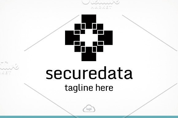 Secure Data Logo Template in Logo Templates - product preview 3