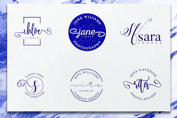 Ichic Premade Logo Templates Pack in Logo Templates - product preview 3