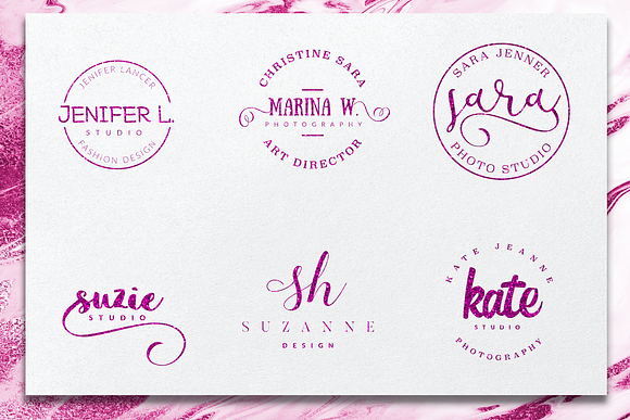 Ichic Premade Logo Templates Pack in Logo Templates - product preview 4