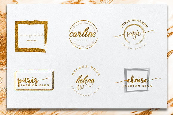 Ichic Premade Logo Templates Pack in Logo Templates - product preview 5