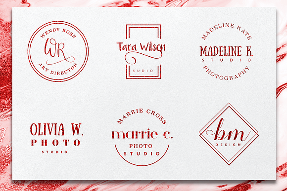 Ichic Premade Logo Templates Pack in Logo Templates - product preview 8