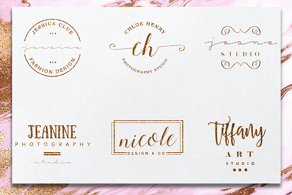 Ichic Premade Logo Templates Pack in Logo Templates - product preview 12