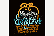 Vector Easter Lettering