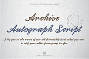 Archive Autograph Script