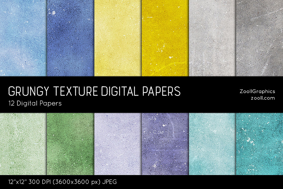 Grungy Texture Digital Papers