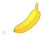 Banana Cartoon Vector