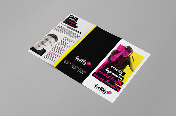 Healthy Mind Brochure Template Pack in Brochure Templates - product preview 9
