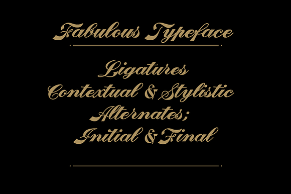 Fabulous in Script Fonts - product preview 1