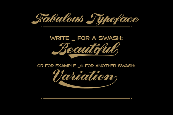 Fabulous in Script Fonts - product preview 2