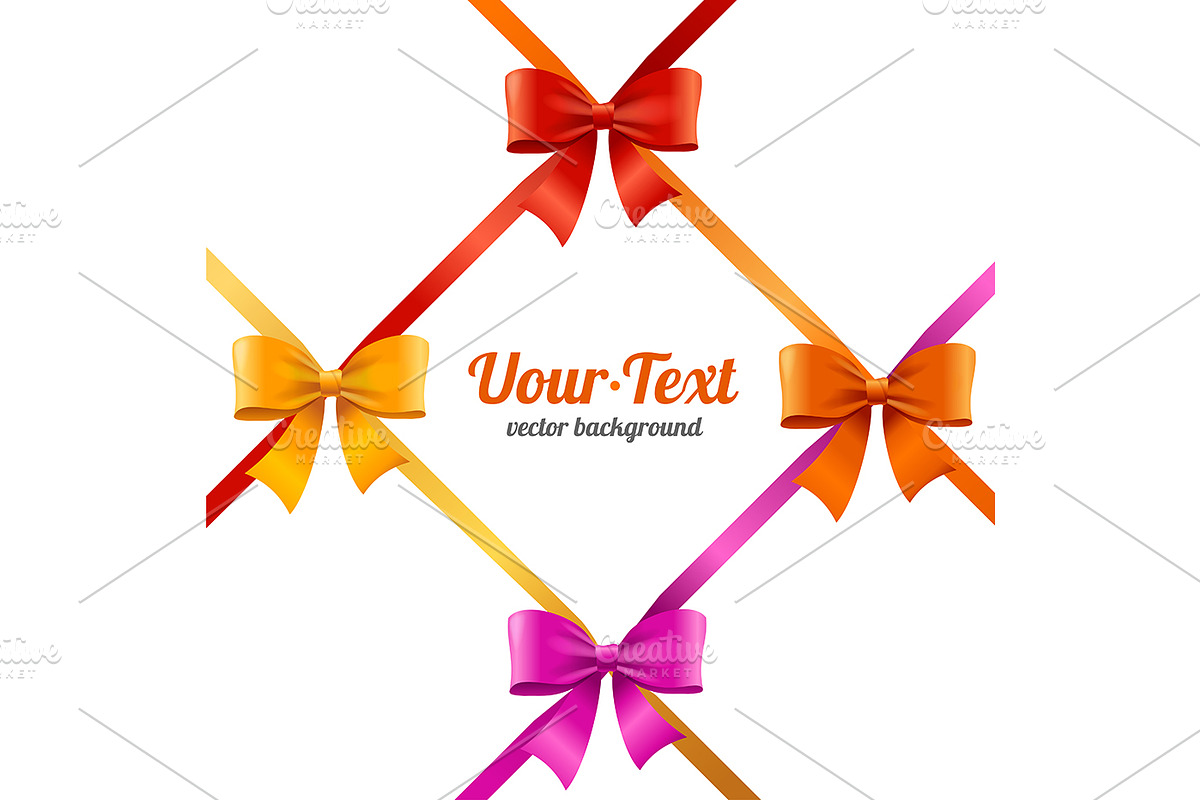 Present Satin Ribbon and Bow.  in Illustrations - product preview 8