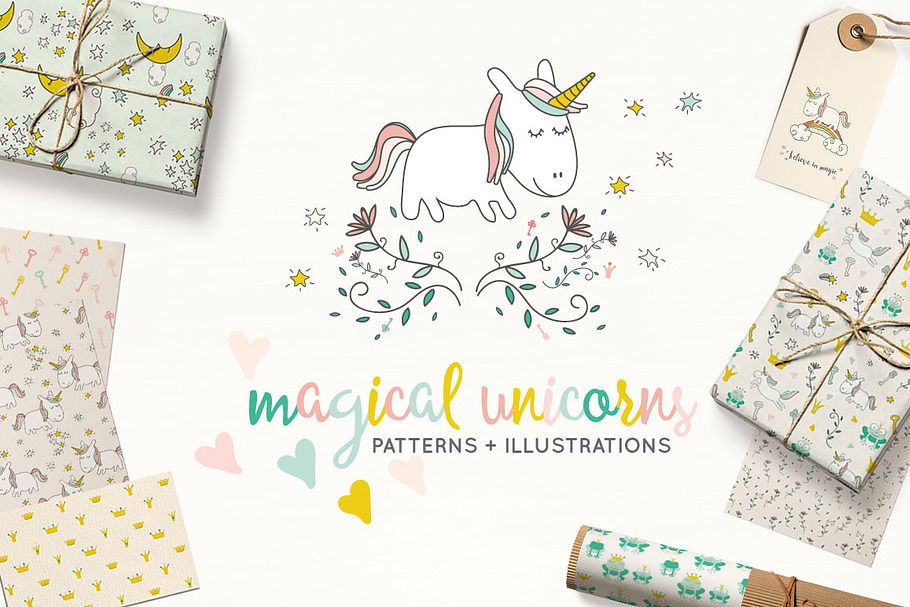 Fairytale Unicorn Patterns