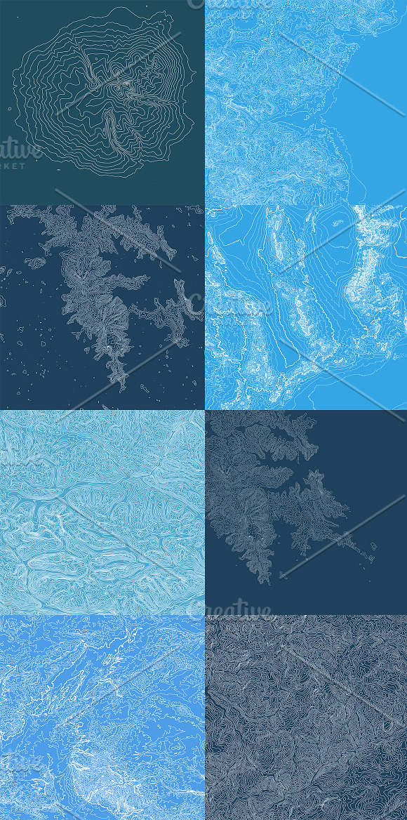 20 Abstract Earth Relief Maps in Textures - product preview 1