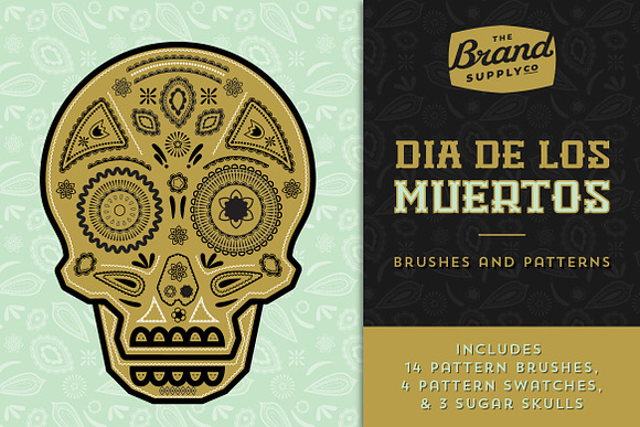 Dia De Los Muertos in Patterns - product preview 4