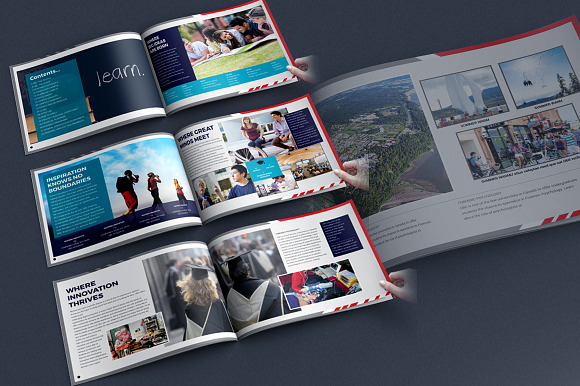 Education Prospectus Brochure in Brochure Templates - product preview 1