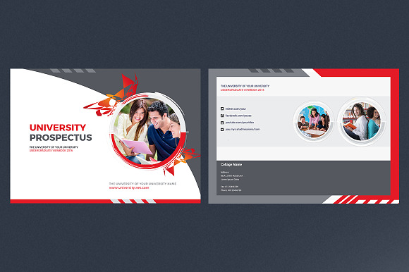 Education Prospectus Brochure in Brochure Templates - product preview 4