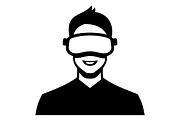 Virtual Reality Headset Icon Set