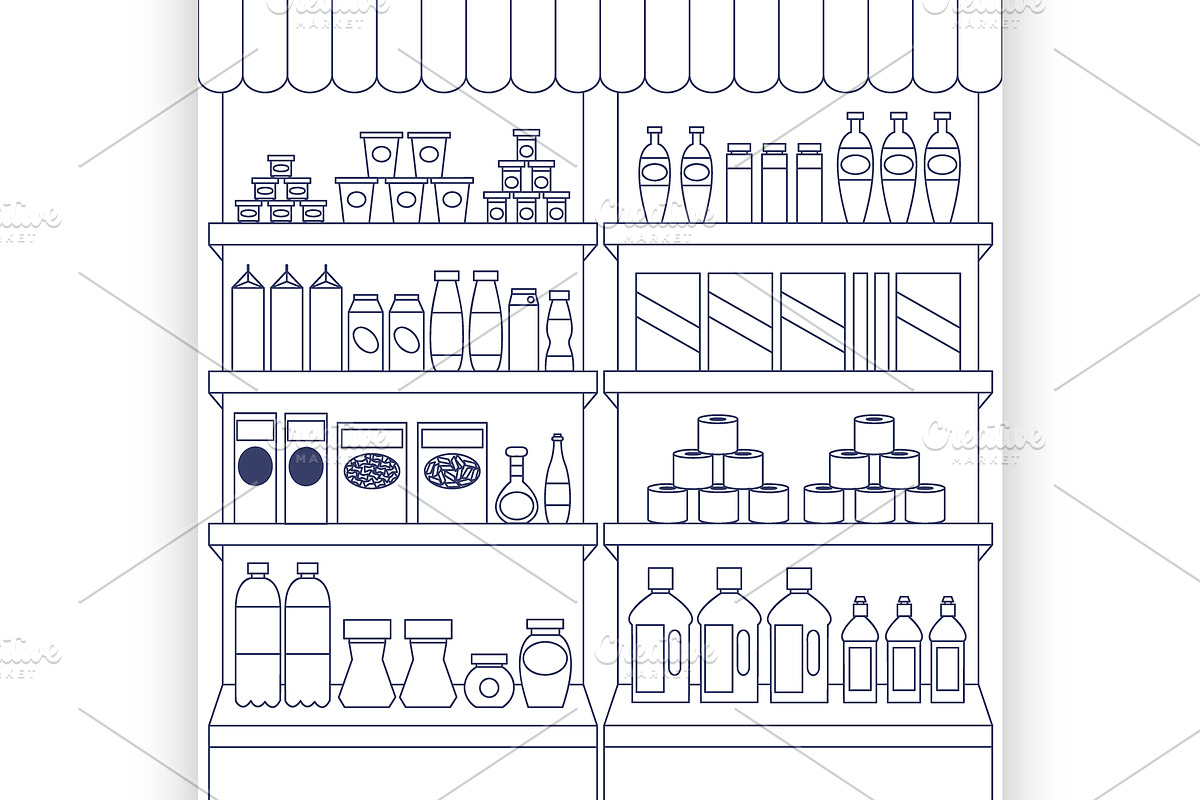 Big set of store products in Illustrations - product preview 8