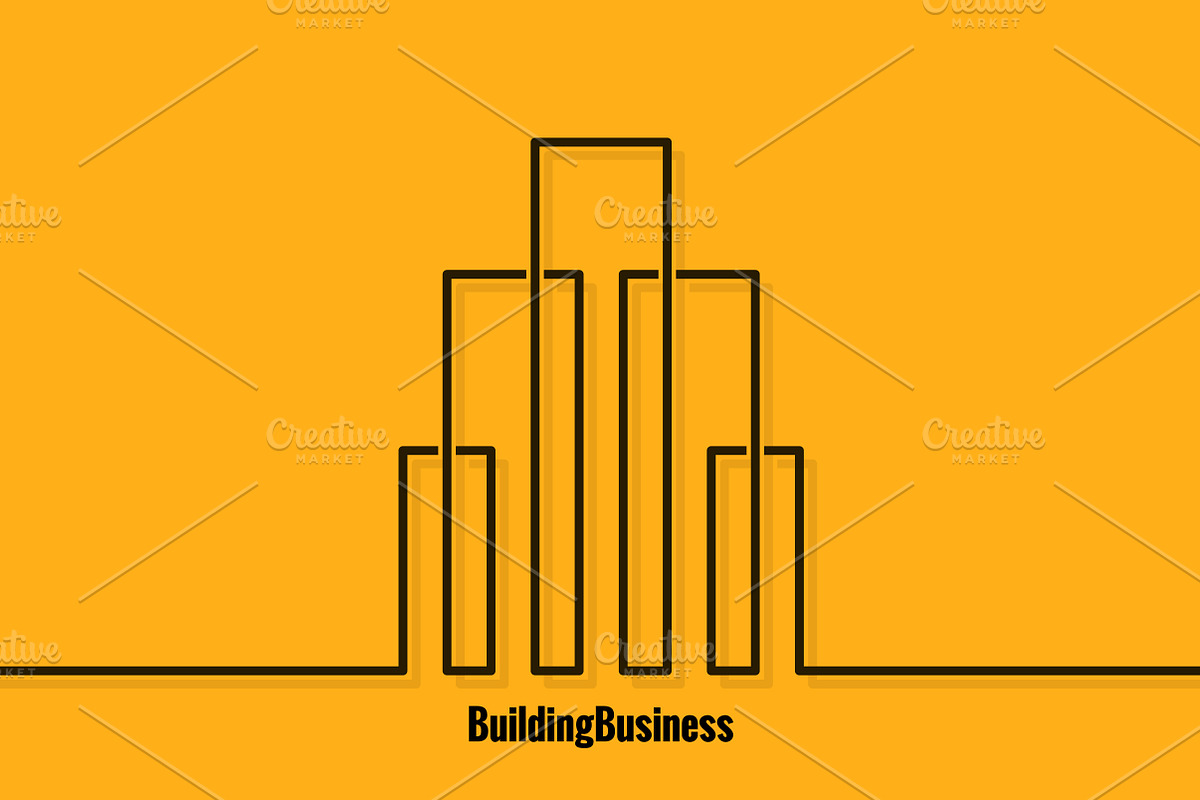 Building Abstract Logo Concept. in Illustrations - product preview 8