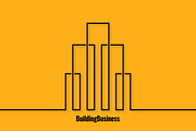 Building Abstract Logo Concept.