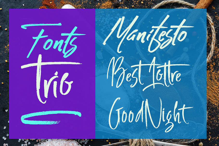 Fonts Trio in Script Fonts - product preview 8