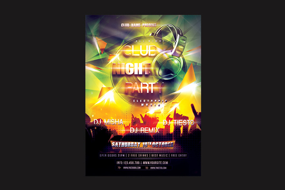 Nightclub Flyer in Flyer Templates - product preview 8