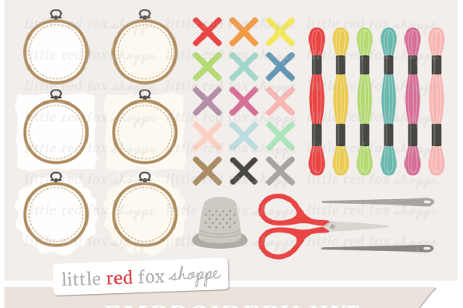 Embroidery Kit in Illustrations - product preview 8