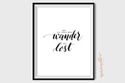 Handlettered printable quote