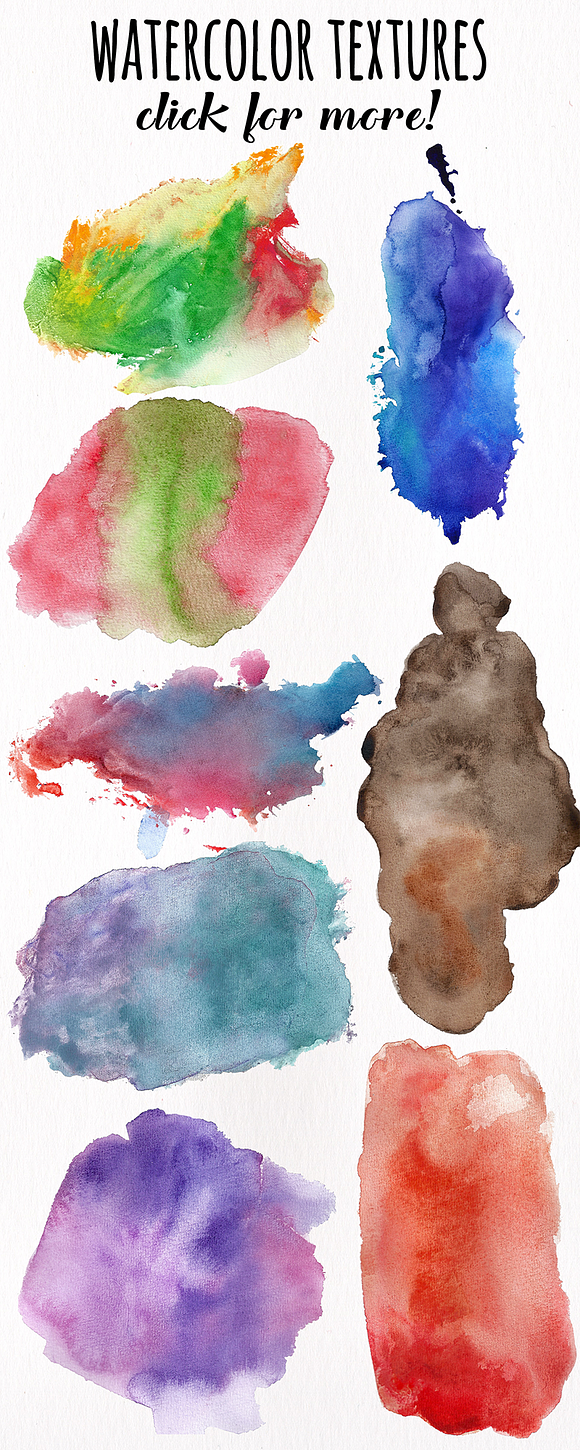 Watercolor Textures - Card Edition in Textures - product preview 4