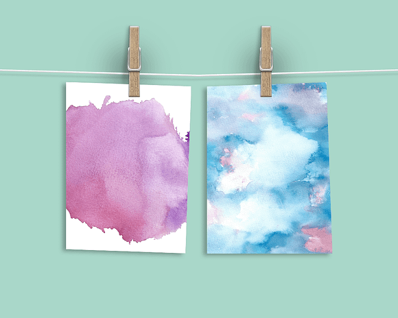 Watercolor Textures - Card Edition in Textures - product preview 11