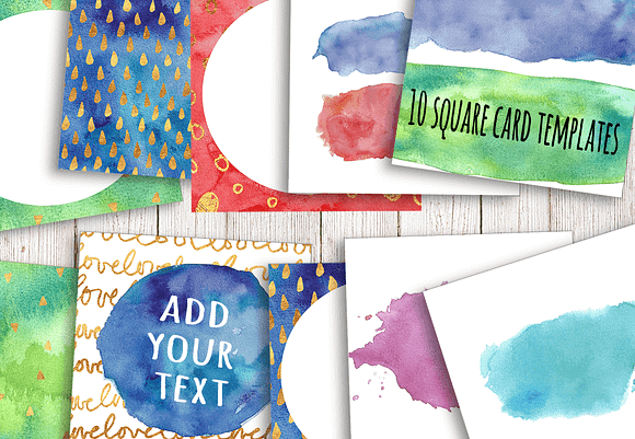 Watercolor Textures - Card Edition in Textures - product preview 15