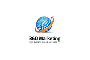 360 Marketing Logo Template