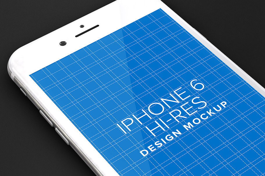 iPhone 6 App Design Mockup
