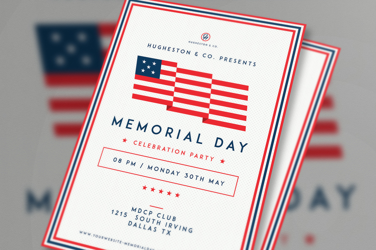 Labor Day Flyer & Memorial Day Flyer in Flyer Templates - product preview 8