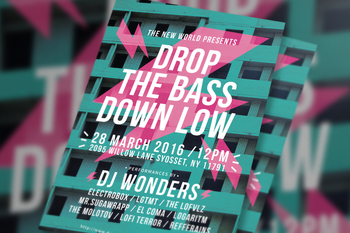 EDM Party Flyer in Flyer Templates - product preview 8