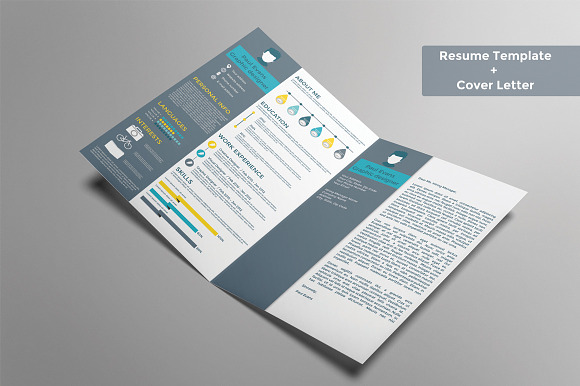Infographics Resume Template in Resume Templates - product preview 1