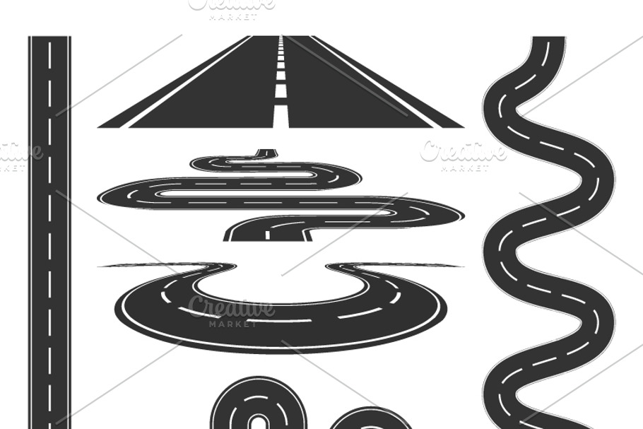 Roads and highways  in Graphics - product preview 8
