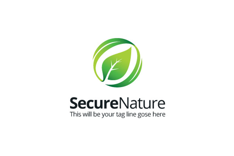 SecureNature Logo Template in Logo Templates - product preview 8