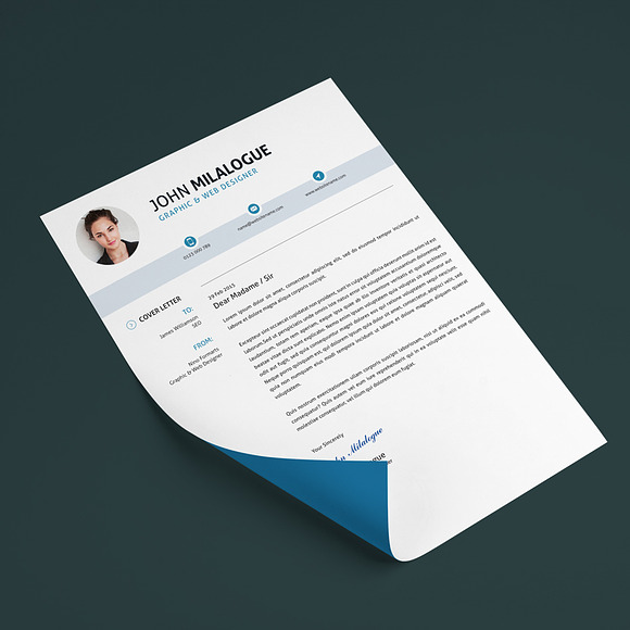 Clean Resume/CV in Resume Templates - product preview 1