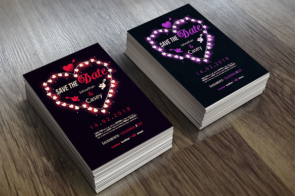 Save the Date - Invitation 04 in Wedding Templates - product preview 1