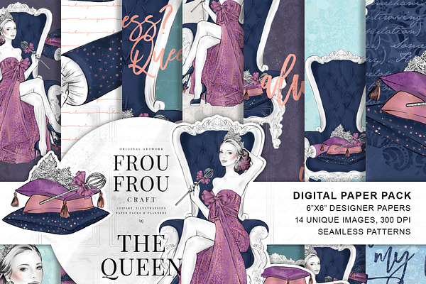 The Queen Fashion Paper Pack