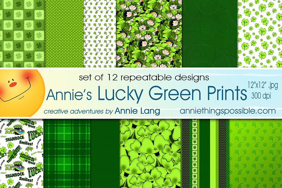 Annie's Lucky Green Prints