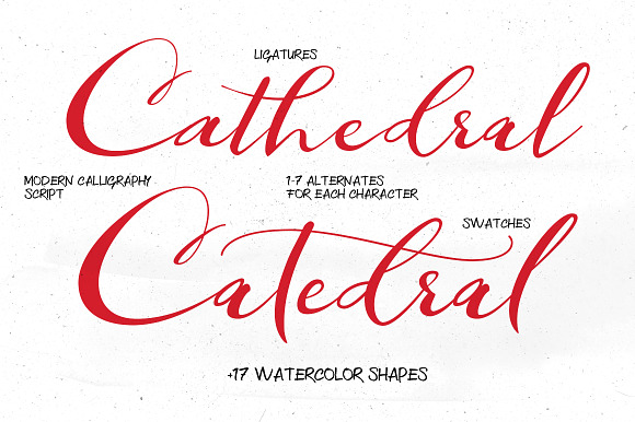 Catedral Script in Script Fonts - product preview 2