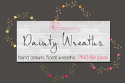 Dainty Spring Wreaths - PNG Pack