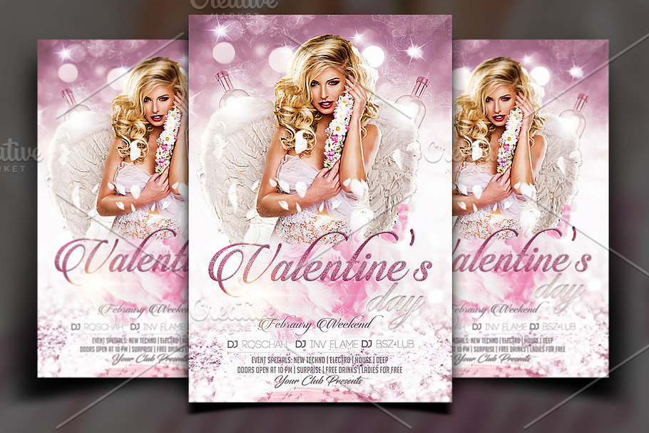Valentine in Flyer Templates - product preview 8