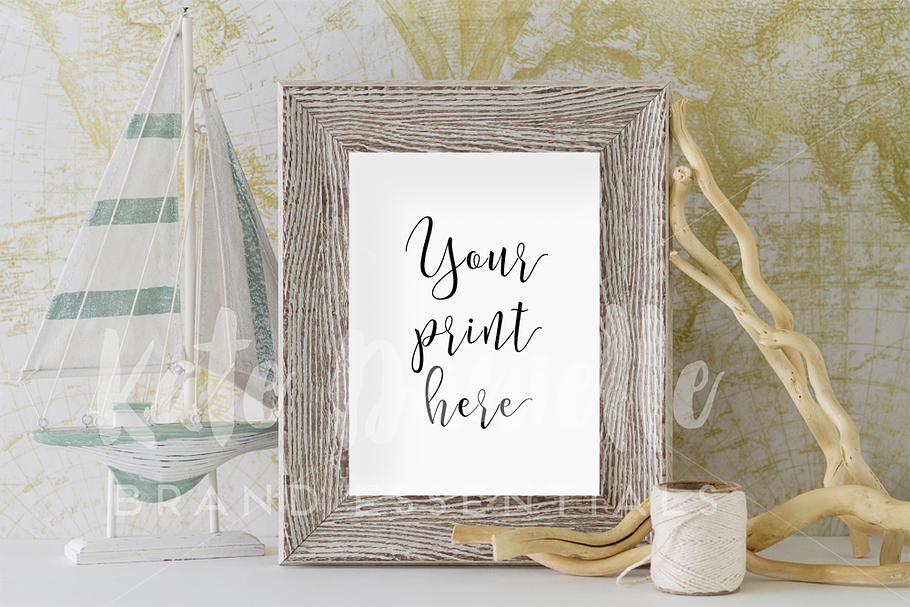 Rustic Styled Frame Mockup in Print Mockups - product preview 8